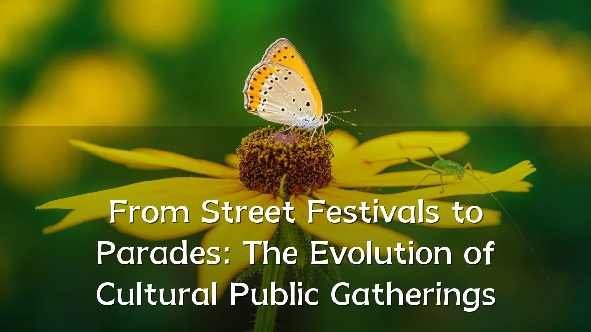 From Street Festivals to Parades: The Evolution of Cultural Public Gatherings