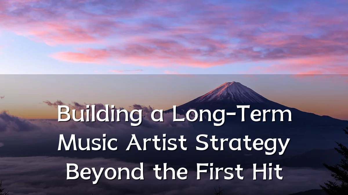 Building a Long-Term Music Artist Strategy Beyond the First Hit