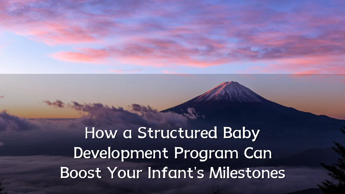 How a Structured Baby Development Program Can Boost Your Infant's Milestones