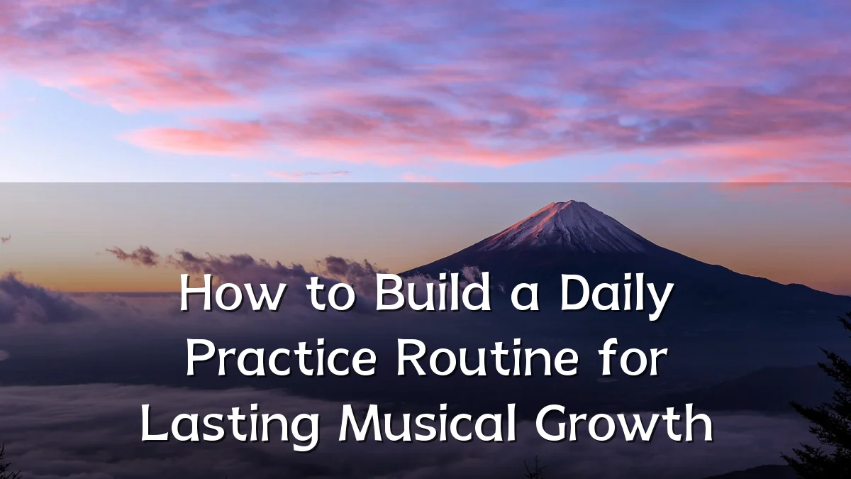 How to Build a Daily Practice Routine for Lasting Musical Growth