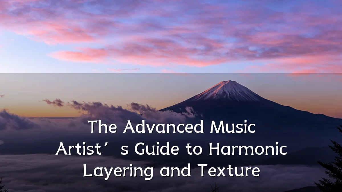 The Advanced Music Artist’s Guide to Harmonic Layering and Texture