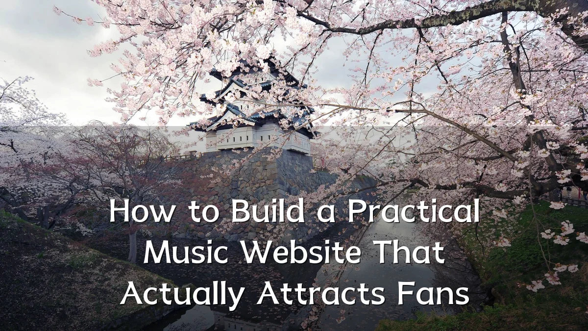 How to Build a Practical Music Website That Actually Attracts Fans