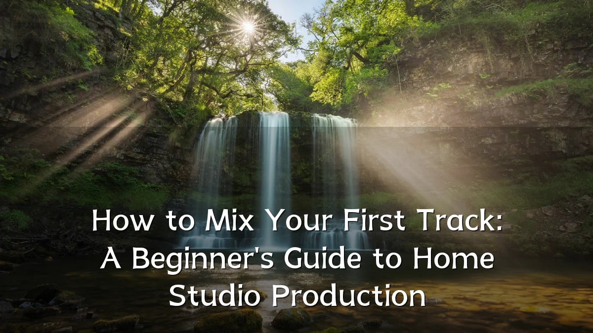 How to Mix Your First Track: A Beginner's Guide to Home Studio Production