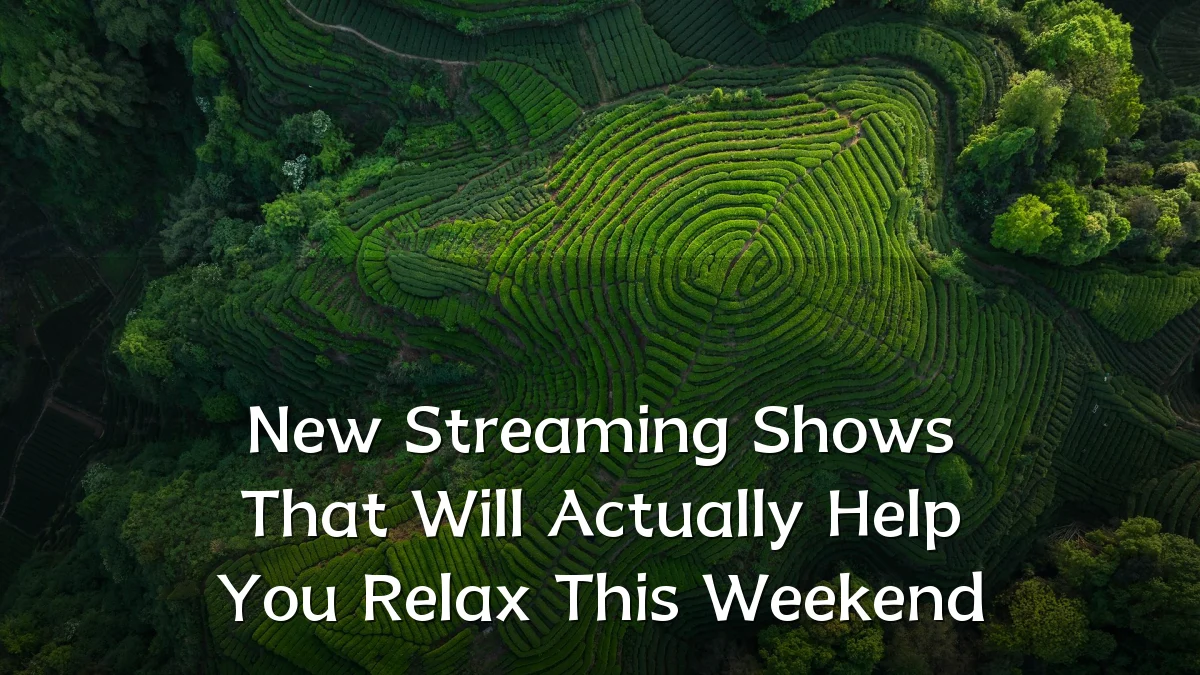 New Streaming Shows That Will Actually Help You Relax This Weekend