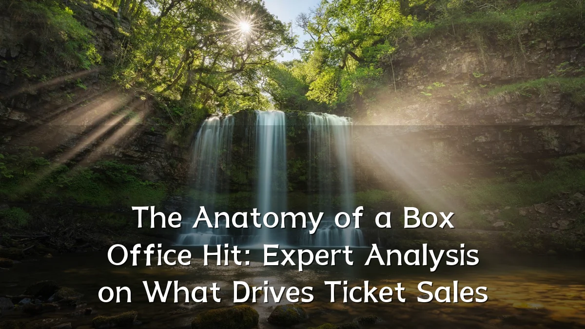 The Anatomy of a Box Office Hit: Expert Analysis on What Drives Ticket Sales