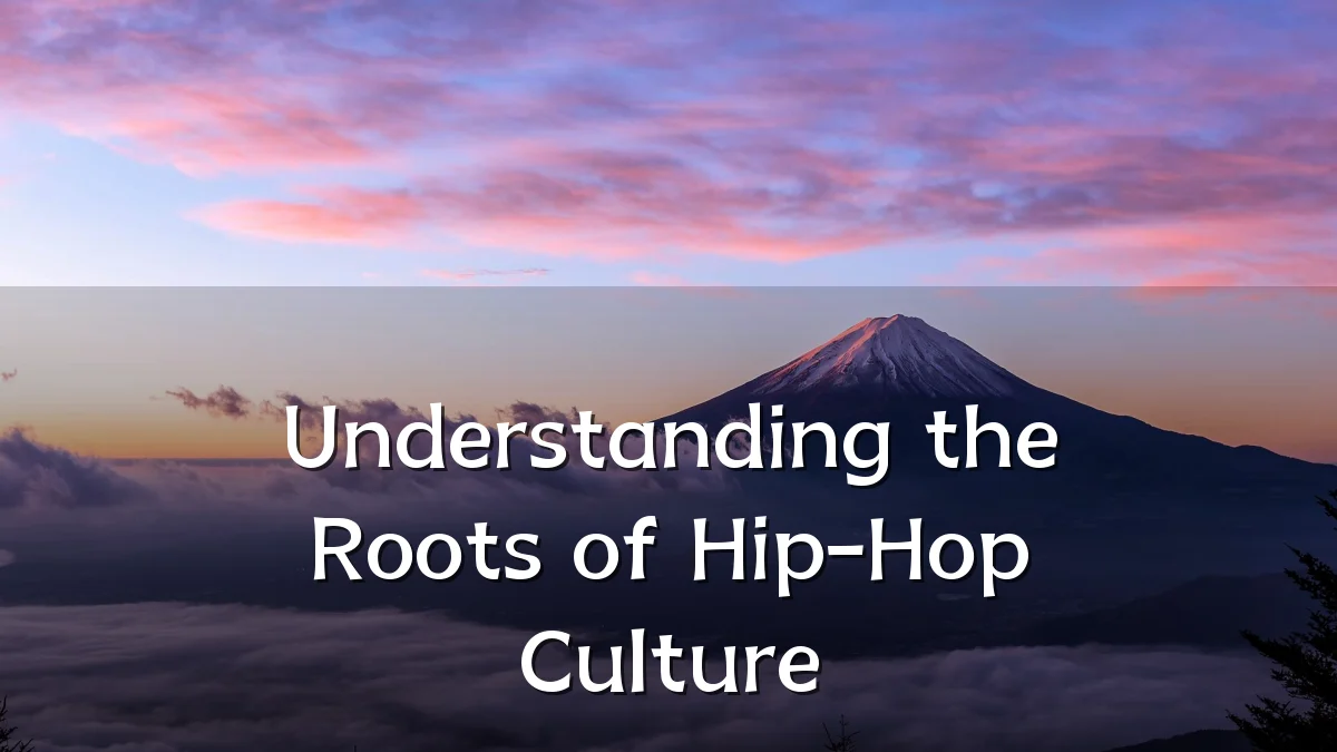 Understanding the Roots of Hip-Hop Culture