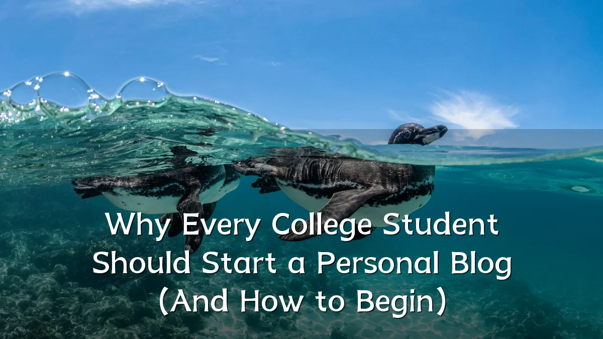 Why Every College Student Should Start a Personal Blog (And How to Begin)